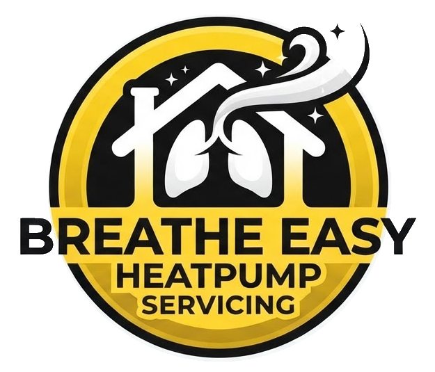 Breathe Easy Heatpump Servicing logo